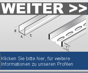 Alu Metall Kanentenschutzprofile für den Innenausbau